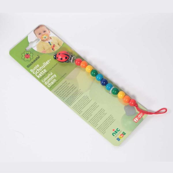 てんとう虫クリップ ベビーチェーン 木のおもちゃ 赤ちゃん おしゃぶり 落下防止 ドイツ 出産 御祝...