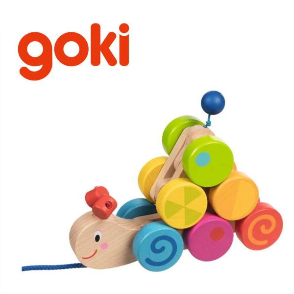 ブルトーイ・カラフルいもむし GK4899 木のおもちゃ 赤ちゃん ベビー プルトーイ はいはい 玩...