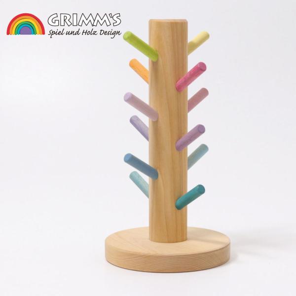 グリムススタンド・パステル GM10161 木のおもちゃ GRIMM'S社 グリムス ドイツ 知育 ...