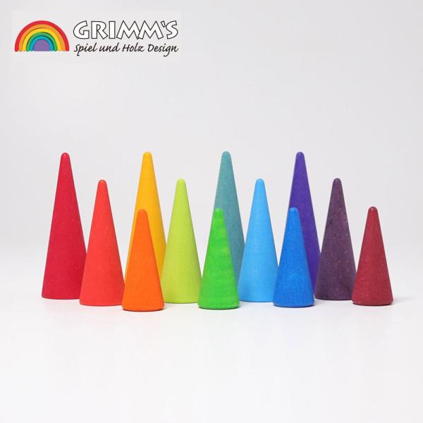 レインボーツリー GM10165 木のおもちゃ GRIMM'S社 グリムス ドイツ 知育 積木 おも...
