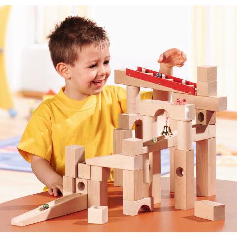 組立てクーゲルバーン 【おまけのビー玉5個付き】 木のおもちゃ 積木 積み木 つみき 知育 ハバ H...