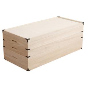 桐箱 日本製 完成品 桐衣装箱 収納 3段 幅91cm 桐箪笥 着物収納 3段幅