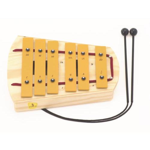 ガイドブック付き ペンタグロッケン 木のおもちゃ 音楽 楽器 知育 玩具 ドイツ 出産 御祝 誕生日...