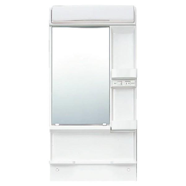 LIXIL オフト ミラーキャビネット 間口500mm 1面鏡 LED照明 全高1,850mm用 M...