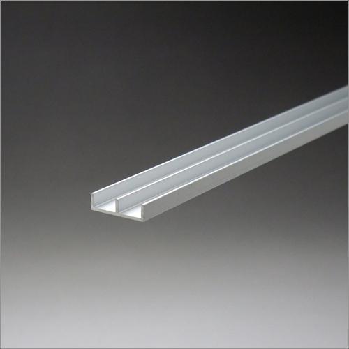 アルミレール 下用 ヨ型 5mmジカ引用x3640mm アルマイトシルバー