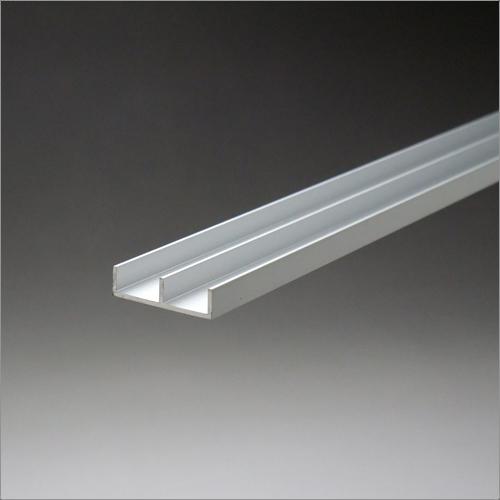 アルミレール 下用 ヨ型 5mmハカマ用x3640mm アルマイトシルバー