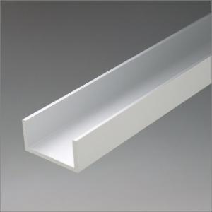 アルミチャンネル 2.0x25（内寸21）x25x4000mm アルマイトシルバー