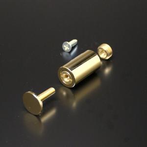 化粧ビス セット 20mm パイプ長 100mm 真鍮製 Tフラットタイプ EPA-T20F-100 ゴールド