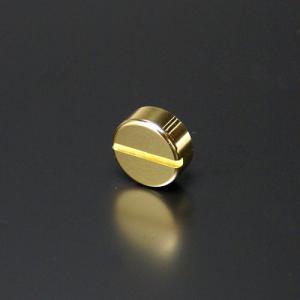 化粧ナット 20mm 真鍮製 スロットタイプ EPN-D20S ゴールド｜e-kanamono