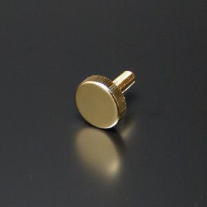 化粧ビス M6 20mm ボルト長 30mm 真鍮製 ローレットタイプ EPS-E20R-30 ゴールド｜e-kanamono