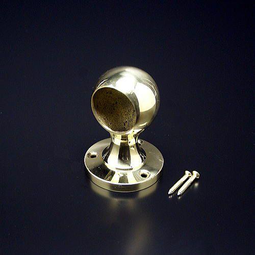 パイプブラケット 25mm R型 HRB-2B エンド用 ゴールド