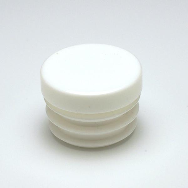 パイプキャップ 樹脂 φ18.0mm 丸パイプ用 厚み 1.2〜1.6mm用  白 ホワイト