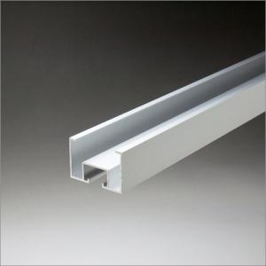 アルミ片長チャンネル（浅型） 6x3640mm バフシルバー : オンライン