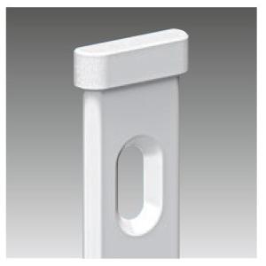 エンドキャップ リーフ棚柱 KTR-2R用 ホワイト