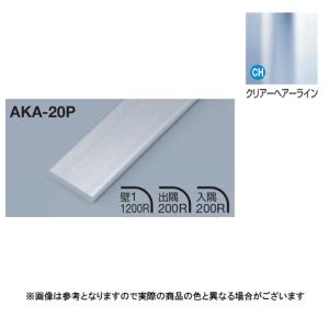 メタカラー建材 見切材フラットタイプ AKA-10P L3000 ニッケル