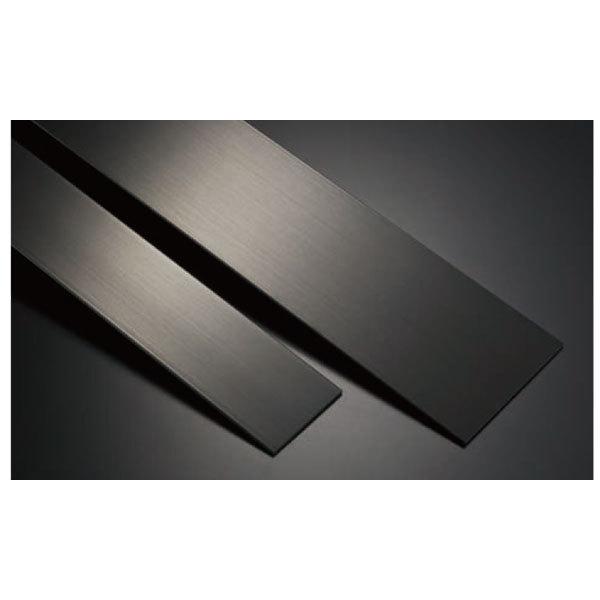 メタカラー建材 SK-FBフラットバー発色タイプ SK-100X2FB L2700 ブラックヘアーラ...