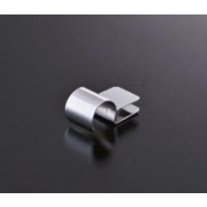 組立パイプシステム UPS-16C 16mm丸パイプ用 ホロ止金具（3〜5mm用） クロームメッキ ...