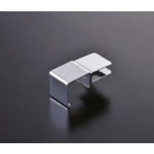 組立パイプシステム UPS-16S 16mm角パイプ用 ホロ止金具（3〜5mm用） クロームメッキ ...