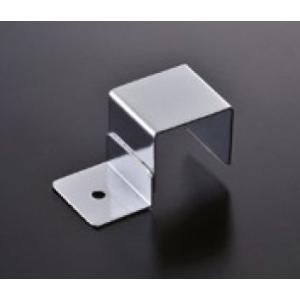 組立パイプシステム UPS-25S 25mm角パイプ用 固定金具S クロームメッキ 4個入