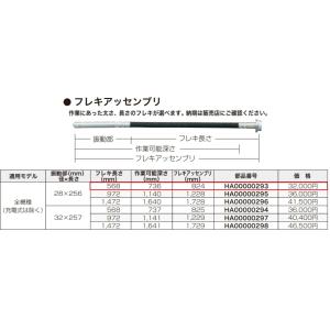 マキタ（makita） コンクリートバイブレータ用 フレキアッセンブリ