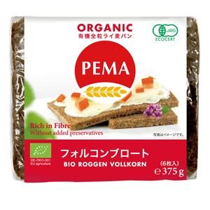 PEMA 有機全粒ライ麦パン（フォルコンブロート) 375g（6枚入)｜ミトク /取寄せ
