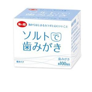 ソルトで歯みがき（粉タイプ）カップ入り 25ｇ（約100回分） （塩はみがき）｜海の精