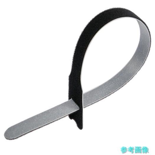 TRUSCO MKS-3840-BK マジックバンド ストラップ 40cm 黒 (4本入) 【1袋(...