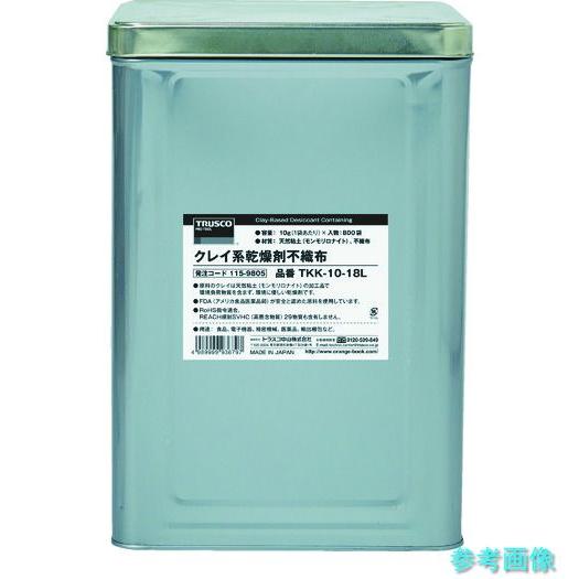 メーカー直送 (TRUSCO) TKK-20-18L クレイ系乾燥剤不織布 20g 400個入 1斗...