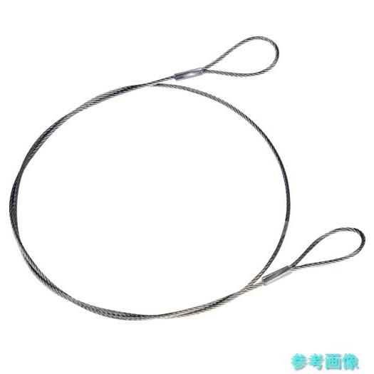 TRUSCO SCW150-90 オールステンレスカットワイヤ 1.5ΦX900mm 両端アイ加工