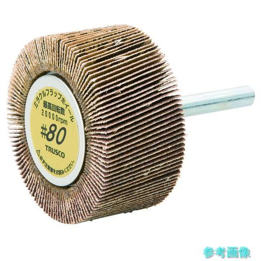TRUSCO MR5025 ミラクルフラップホイール 外径50X厚25X軸6 5個入 ＃80 80＃...