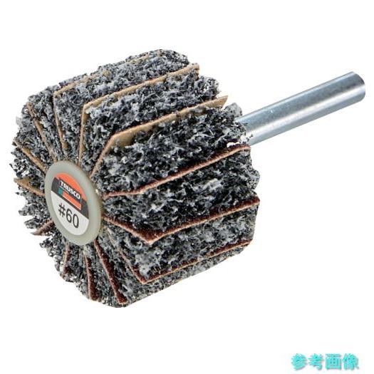 TRUSCO FM8025-60 ナイロンミックスホイール 外径80X厚25X軸6 60♯(5個入)...