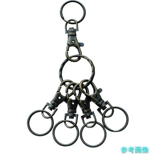 TRUSCO TKHR-BZ キーホルダー リング ブロンズ