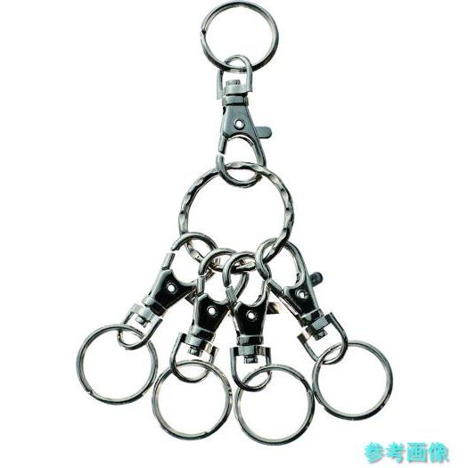 TRUSCO TKHR-SV キーホルダー リング シルバー