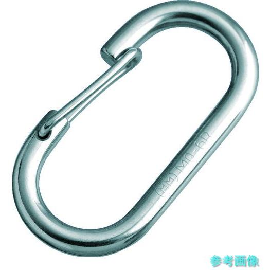 TRUSCO TOF-4R O型フック ロープタイプ ステンレス製 4mm (1個=1袋)