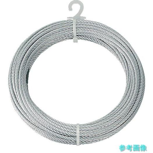 TRUSCO CWM-3S30 メッキ付ワイヤーロープ Φ3mmX30m