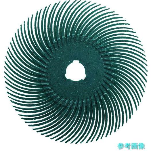 TRUSCO TBR76.2X80 ラジアルブラシディスクΦ76.2＃80緑 【20枚】