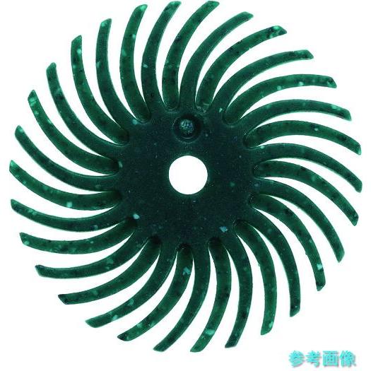 TRUSCO TBR19.1X80 ラジアルブラシディスクΦ19.1＃80緑 【20枚】