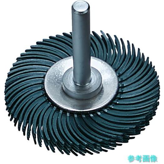 TRUSCO TBRM50.8X80 ラジアルブラシディスク(ホイールタイプ)Φ50.8＃80緑 【...