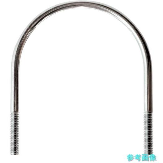 TRUSCO TSGP2-BTM8-80A SGP用Uボルト 三価ユニクロ 呼び径80A ねじ径M8