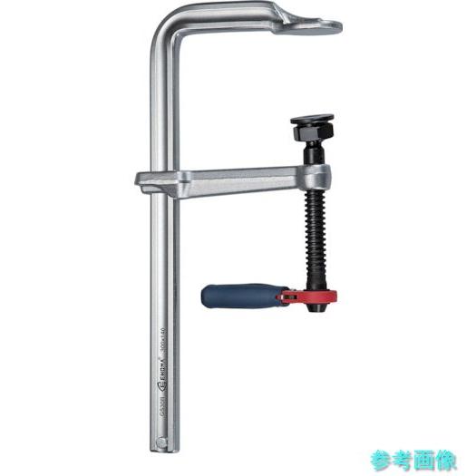 TRUSCO S20R12 ラチェットハンドル式L型クランプ 最大口開200mm×深さ120mm