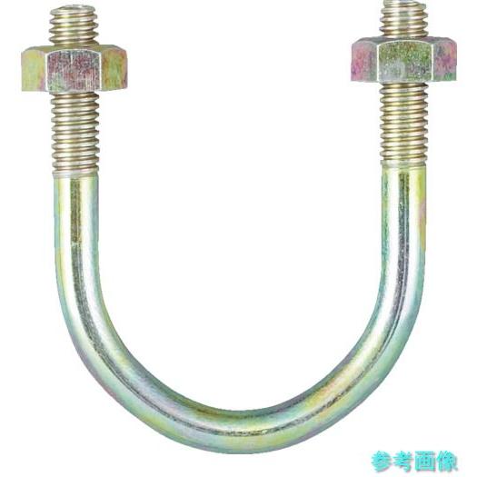 TRUSCO TPCU-BT80A PC管用Uボルト クロメート 呼び径80A ねじ径W3/8