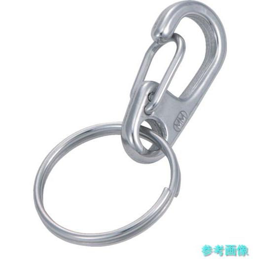 TRUSCO TMPW-1 ミニクリップ 二重リング付き ステンレス製 ＃1 2個入 【1袋(2個)...