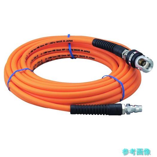 TRUSCO TSRC-7-10 スィングカップリング付エアホース 7×10mm 10m