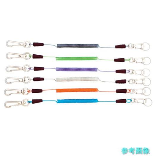 OH SCN-05R 落下防止用セーフティコード(ステンレスワイヤー入り) 使用荷重0.5Kg レッ...