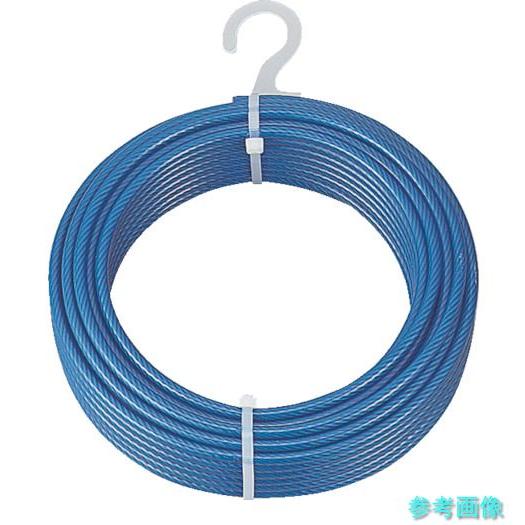 TRUSCO CWP-3S200 メッキ付ワイヤロープ PVC被覆タイプ Φ3(5)mmX200m