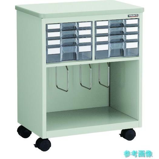 メーカー直送(北海道・沖縄・離島は除く) (TRUSCO) DS-AC80T デスクサイドワゴン 天...