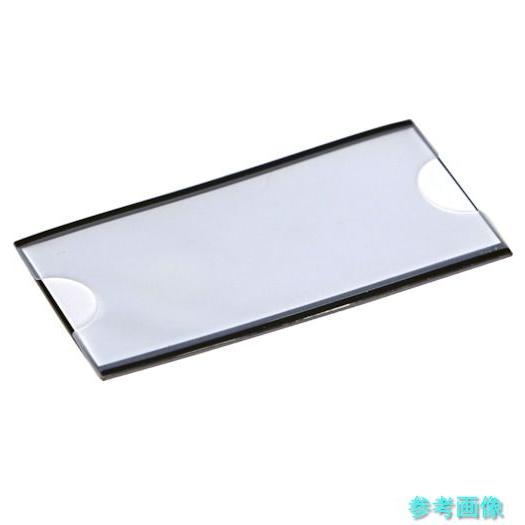 TRUSCO MGP-40X80-BK マグネット式見出しプレート 40X80 黒 10枚入 【1P...