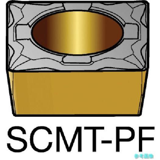 (SANDVIK) SCMT 09 T3 04-PF(1515) コロターン107 旋削用ポジチップ...