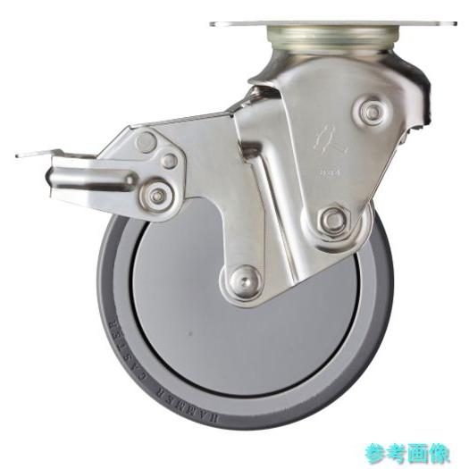 (ハンマー) 935S0E-UZ125S32 オールステンレスクッションキャスター旋回式ウレタン車輪...