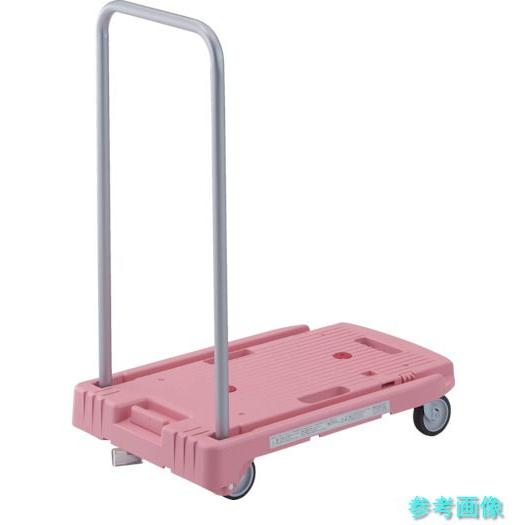 TRUSCO MP-6039N2-P-JS 樹脂台車 こまわり君 省音G車輪 600X390 ピンク...